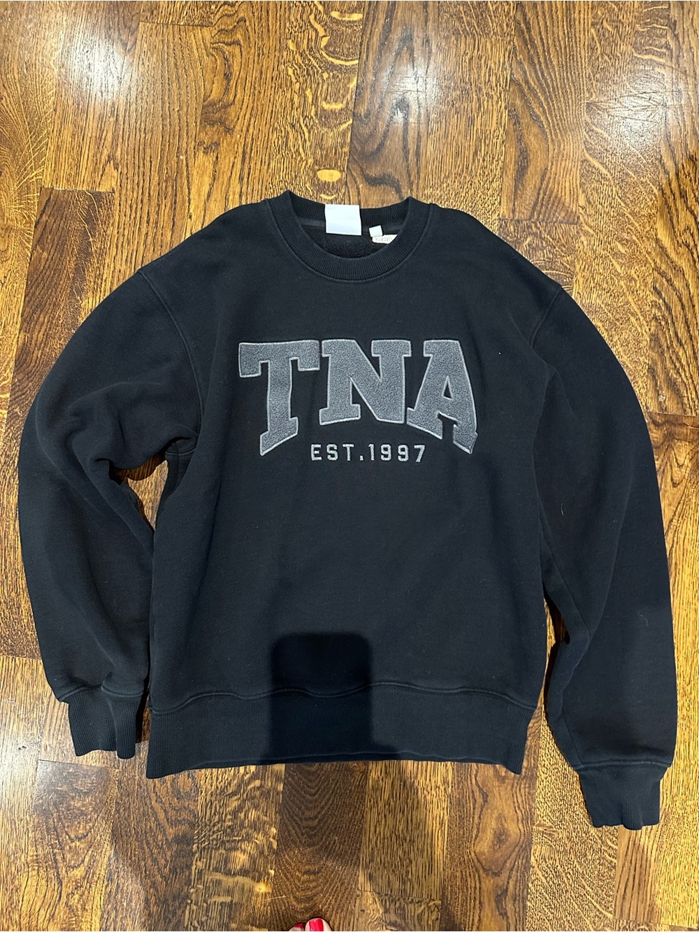 TNA Crewneck, Black, 2XS